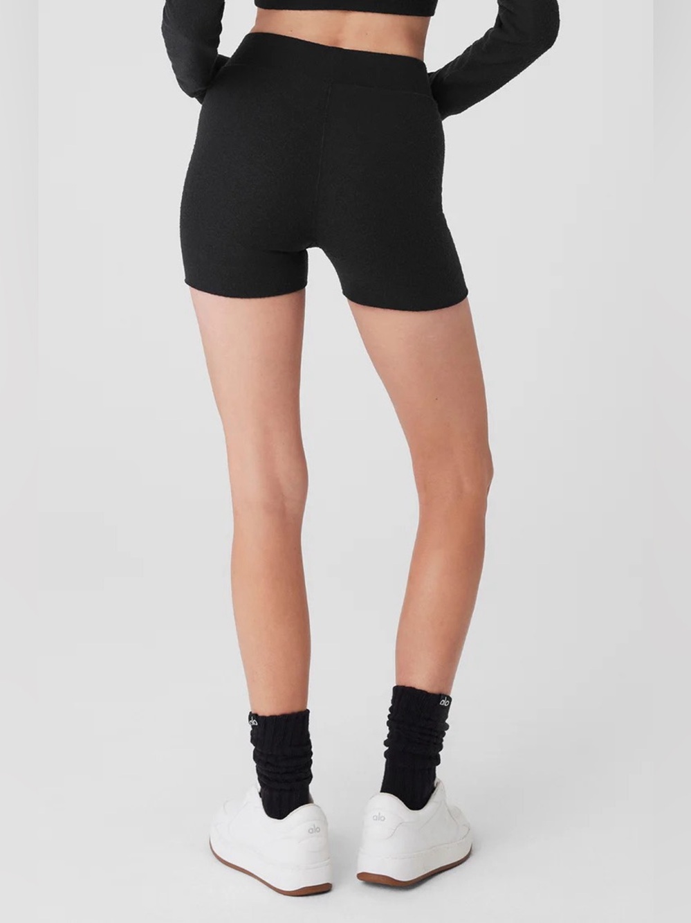 Alo Alolux High-Waist Me Time Short Small Black - Picture 3 of 9